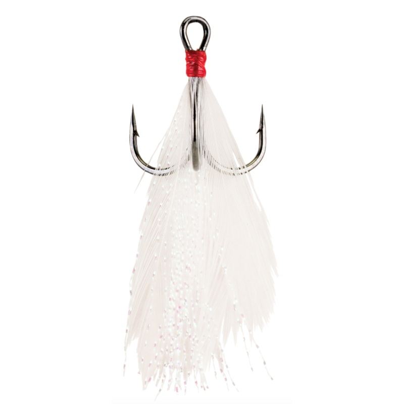 Berkley Fusion19 Feathered Treble Hooks | White