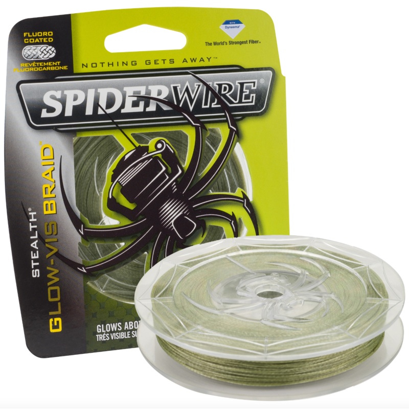 Spiderwire Stealth Braid Glow-Vis Green 125 Yds