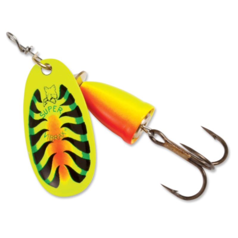 Blue Fox- Vibrax Super Vibrant Painted FireTiger 2 3/16oz