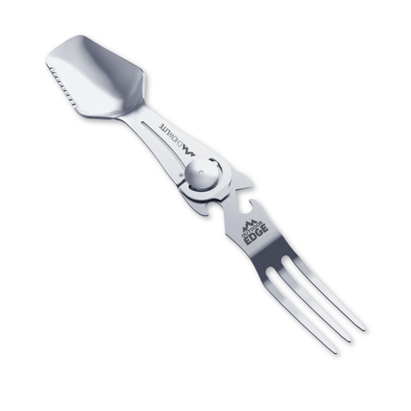 Outdoor Edge CWL-20C Chowlite – Folding Mealtime Multitool, Clam