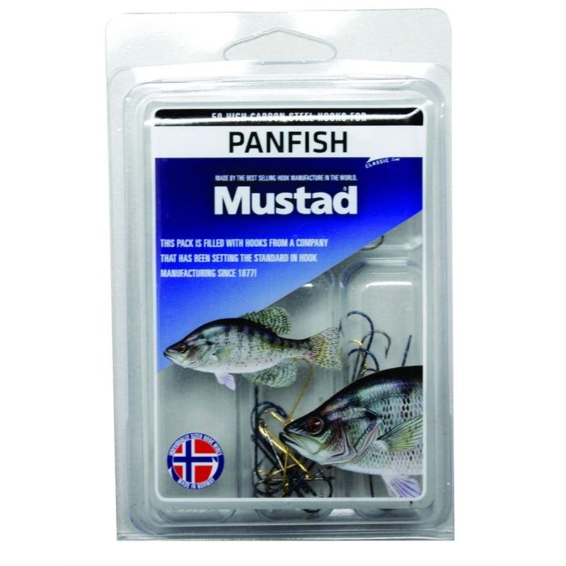 Mustad – PANFISH HOOK KIT – 50 High Carbon Steel Panfish Hooks