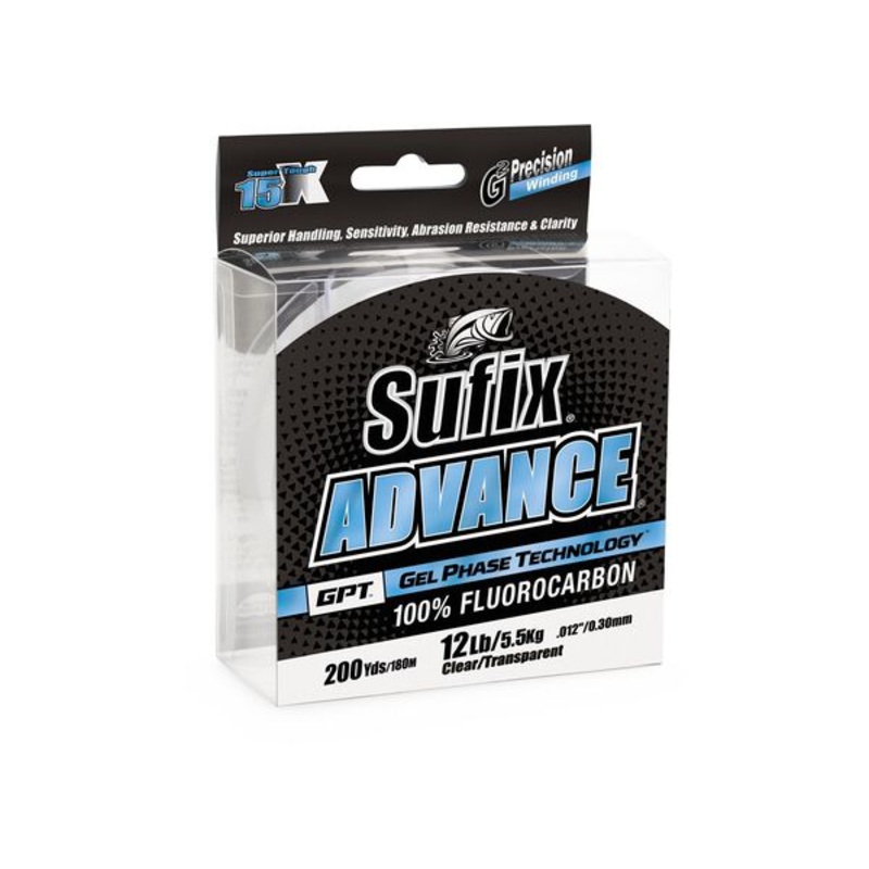 Sufix – Advance Fluorocarbon 200 Yd. Spools