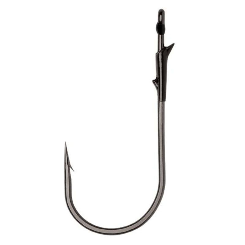VMC Flippin’ 2/0; Black Nickel; 6 per pk