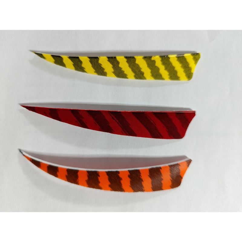 Black Eagle – Shield Feather Fletching striped 4