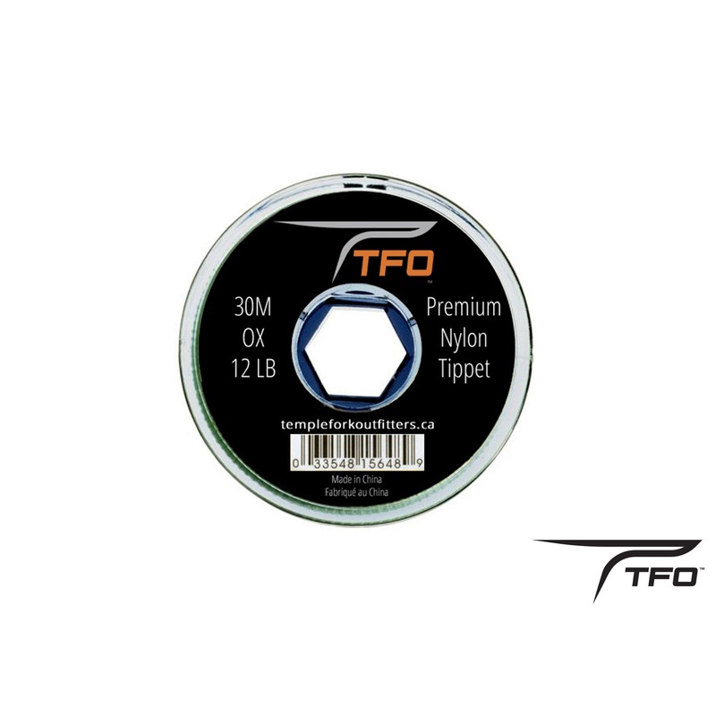 TFO NYLON TIPPET|0X, .011, 12.3lbs.|1X, .010, 10.4lbs.|2X, .009, 8.5lbs.|3X, .008, 6.8lbs.|4X, .007, 5.7lbs.|5X, .006, 4.4lbs.|6X, .005, 3.1lbs.