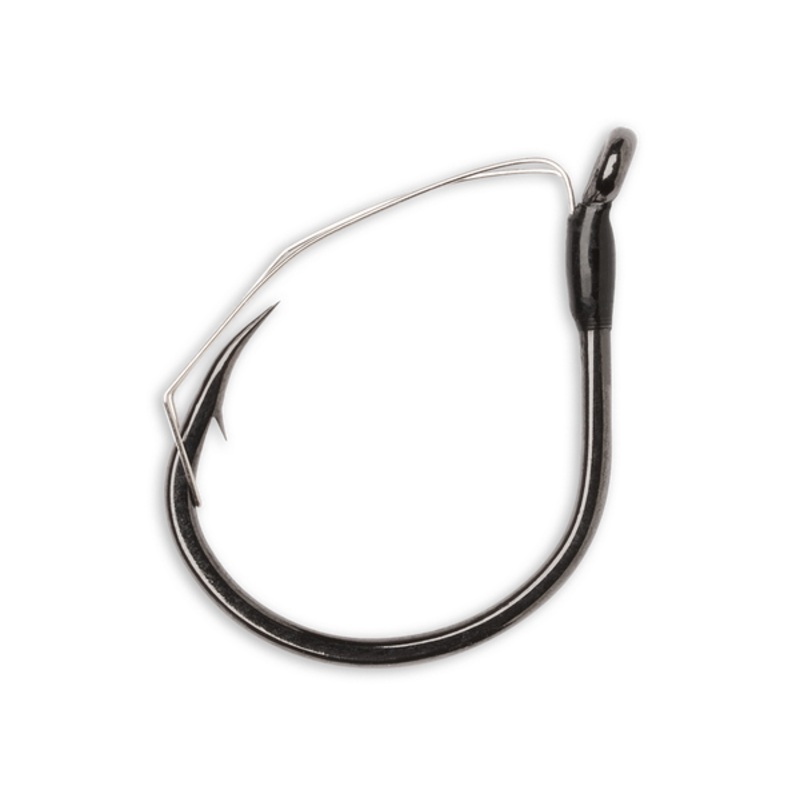 VMC – Wacky Weedless Hooks|Black Nickel Size 1|Black Nickel Size 2/0|Black Nickel 2