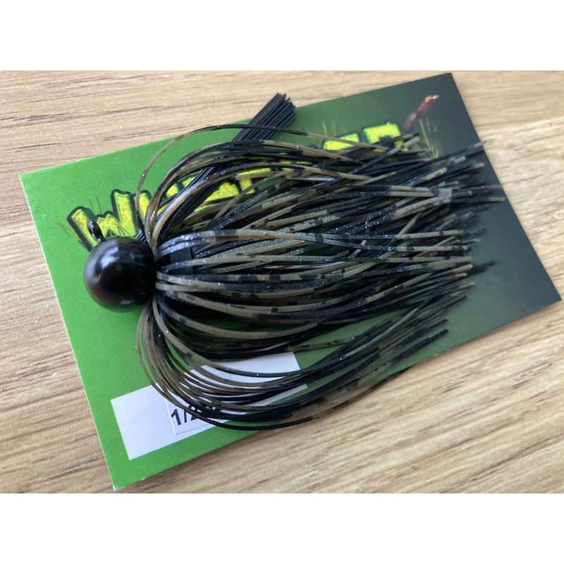 1/2oz WHACKED FOOTBALL JIG ~ CAMMO BLACK