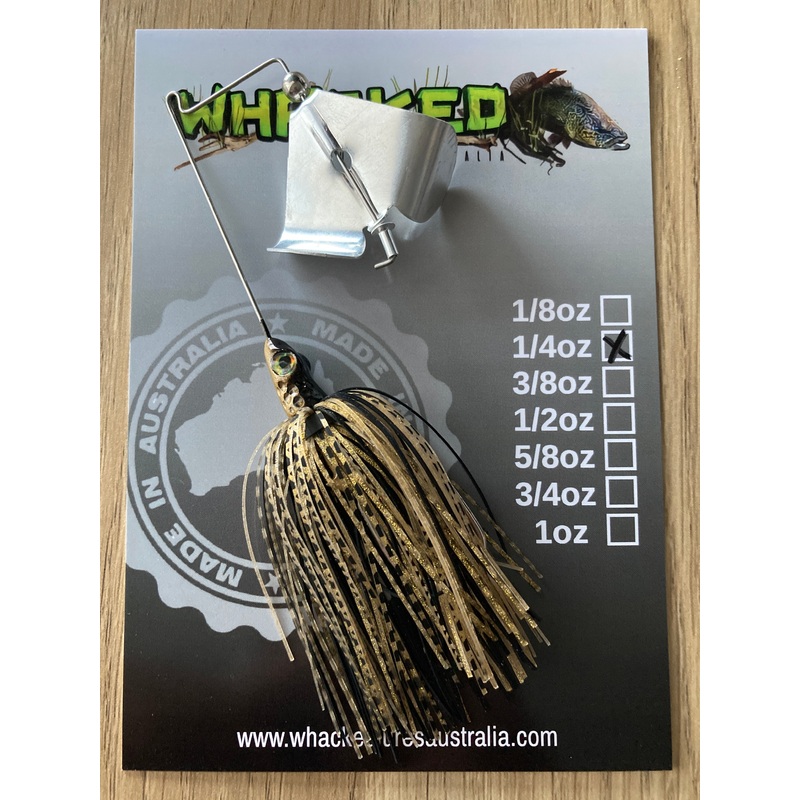 1/4oz ‘Bass Basher’ Buzzbait ~ BLACK & GOLD