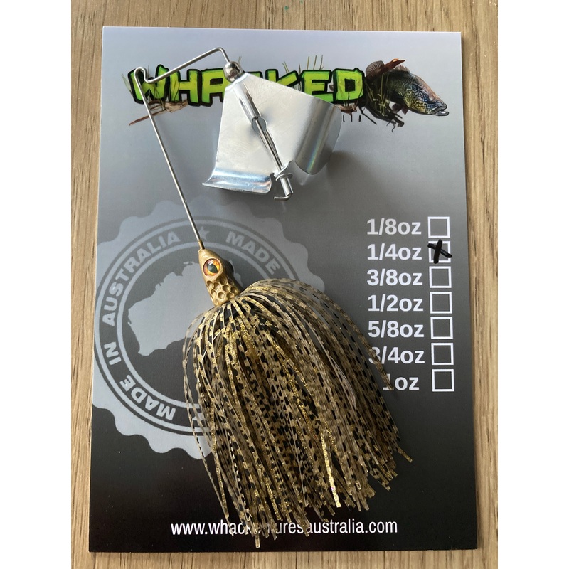1/4oz ‘Bass Basher’ Buzzbait ~ GOLD BASS
