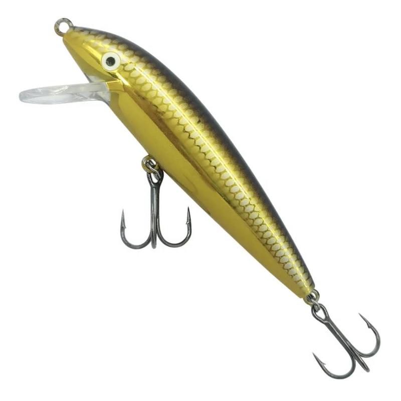 85mm Bassking Trout Minnow – Gold