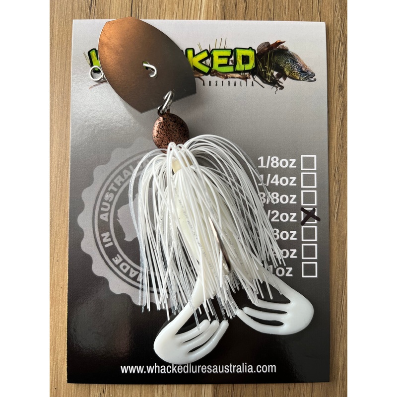 1/2oz Toad CHATTERBAIT ~ WHITE
