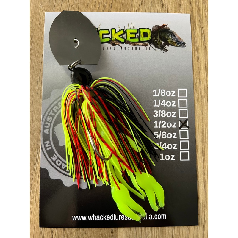 1/2oz Yabby CHATTERBAIT ~ FIREFLY