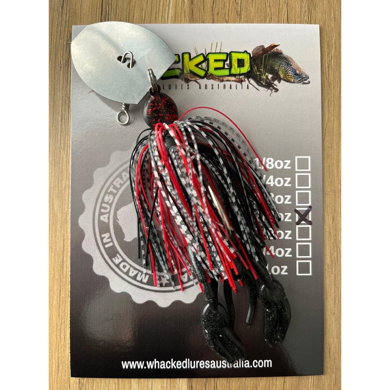 1/2oz Yabby CHATTERBAIT ~ PHANTOM RED