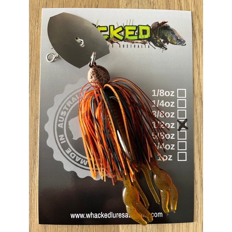1/2oz Yabby CHATTERBAIT ~ RUSTIC ORANGE