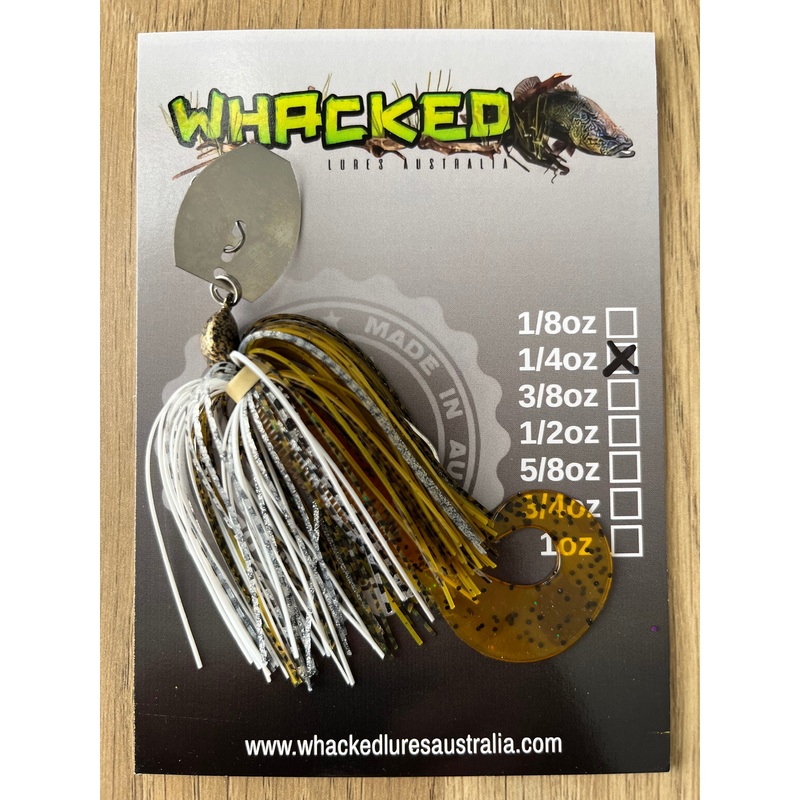 1/4oz Chatterbait ~ BATTLE TOAD ~ Grub Trailer