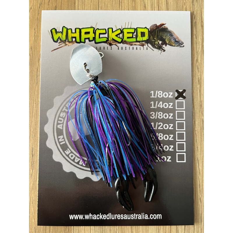 1/8oz Chatterbait ~ BRUISER ~ Nipper Trailer