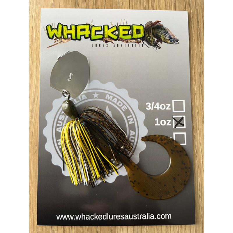 1oz CHATTERBAIT ~ MUZZA ~ 6 Grub Trailer