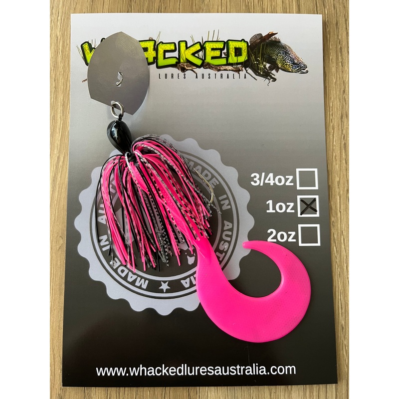 1oz CHATTERBAIT ~ SEXY WITCH ~ 6 Grub Trailer
