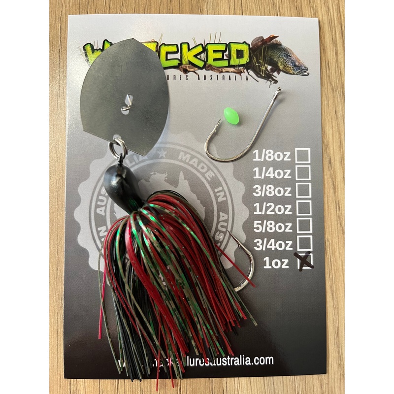 1oz ‘Rig your own Trailer’ Chatterbait Kit – NATURAL PERCH
