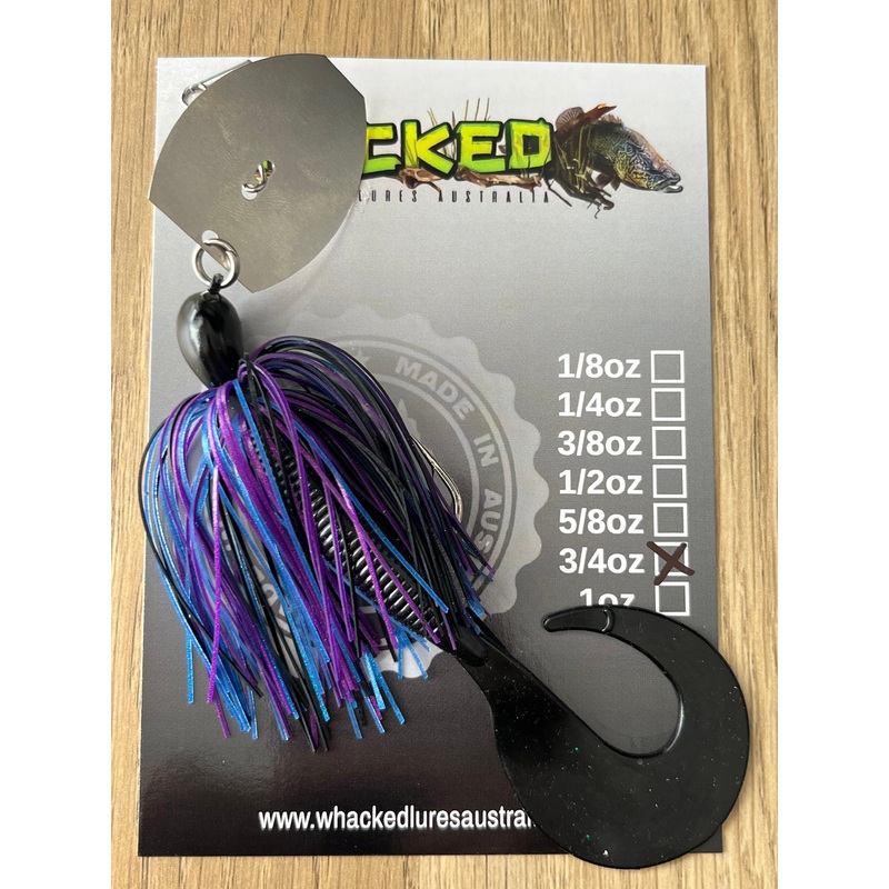 3/4oz CHATTERBAIT ~ BRUISER ~ Grub Trailer