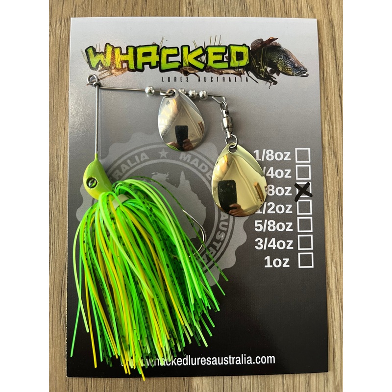 3/8oz Compact Spinnerbait ~ KERMIT