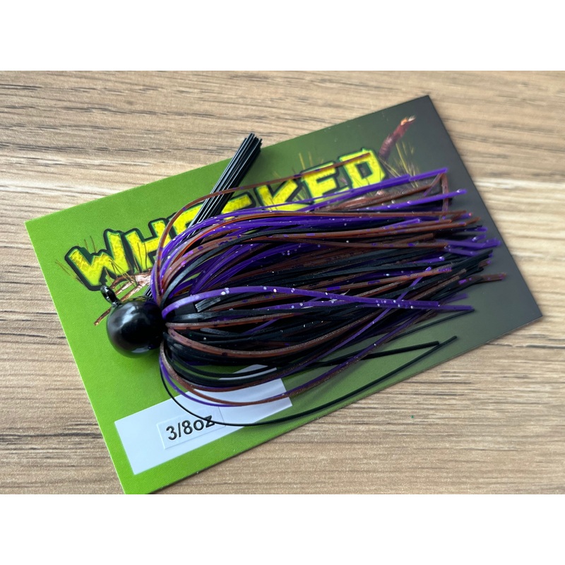 3/8oz WHACKED FOOTBALL JIG – NIGHT SKY PURPLE