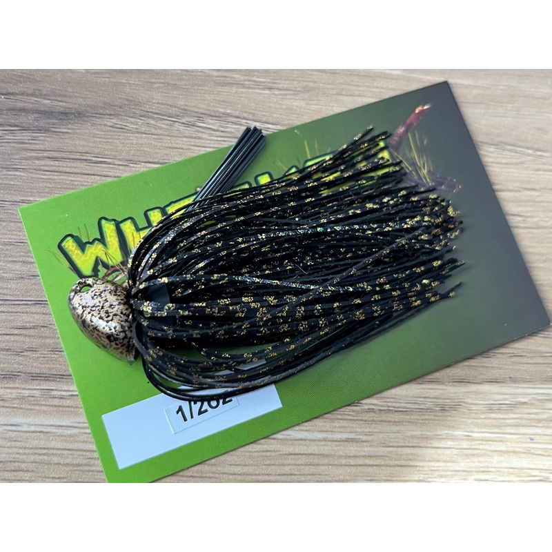 1/2oz WHACKED BRUSH HEAD JIG ~ GOLD BASS