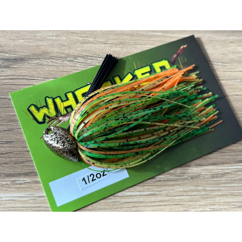 1/2oz WHACKED BRUSH HEAD JIG ~ NATURAL CITRUS