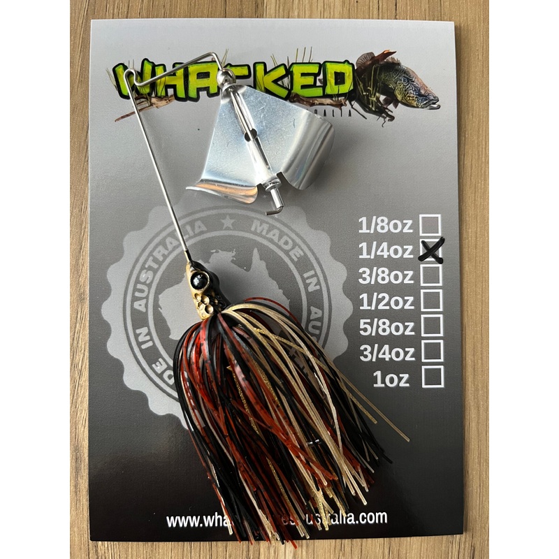 1/4oz ‘Bass Basher’ Buzzbait ~ NATURAL BLACK & GOLD