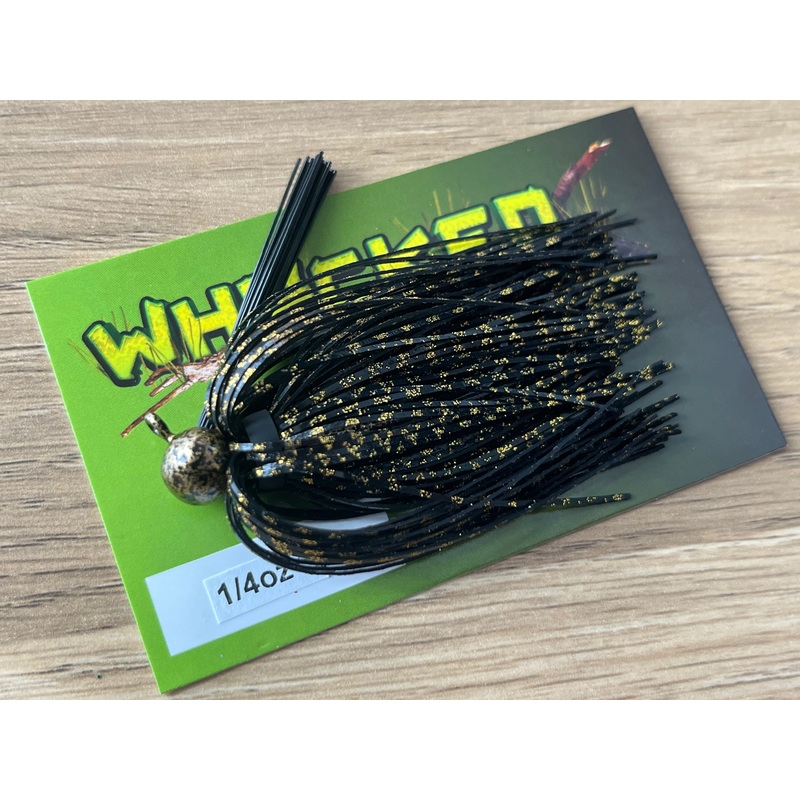 1/4oz WHACKED FOOTBALL JIG – GOLD BASS