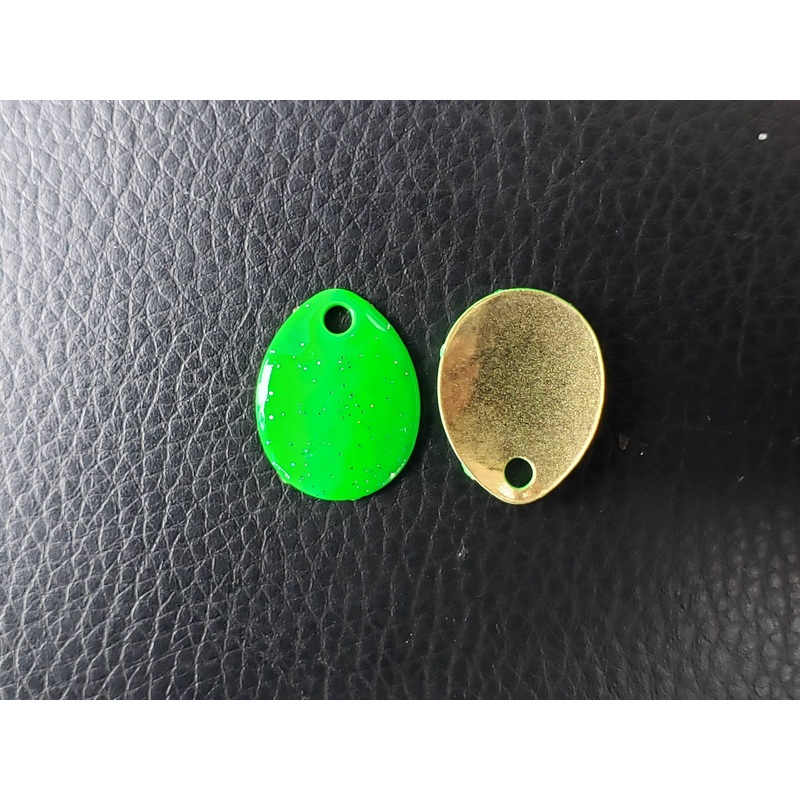 #1.5 Colorado Green with Sparkles Spinner Blade (Single Blade)