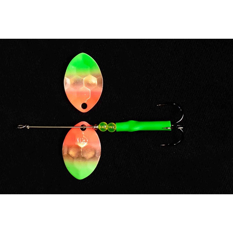 #3.5 CA Copper Mex Flag Salmon Spinner (Single spinner)