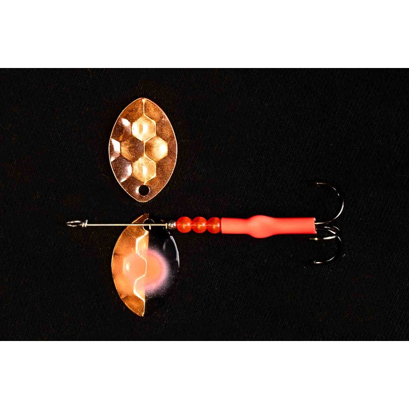 #3.5 Cascade Black Knight Salmon Spinner (Single Spinner)