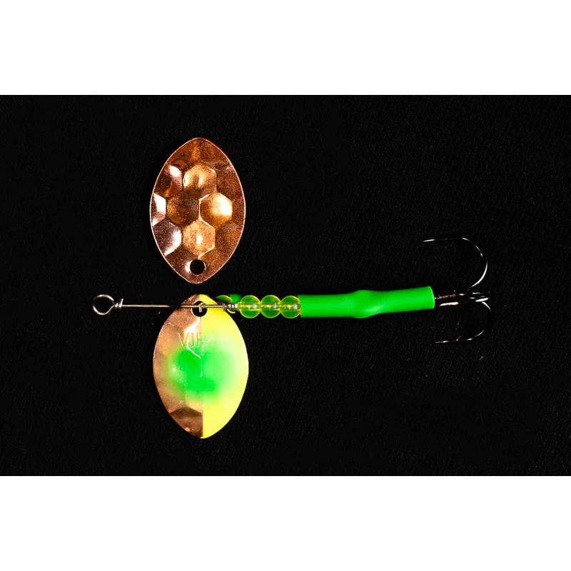#3.5 Cascade Copper Grinch Salmon Spinner
