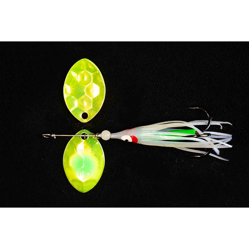 #3.5 Cascade Lucky Charm Salmon Spinner (Single Spinner)