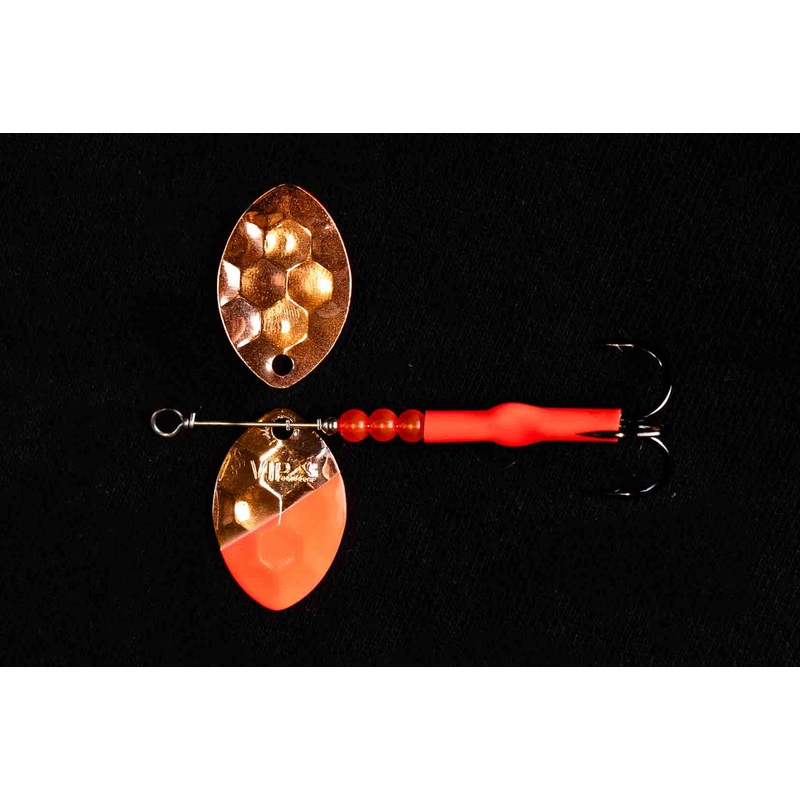 #3.5 Cascade Red Sea Salmon Spinner (single spinner)