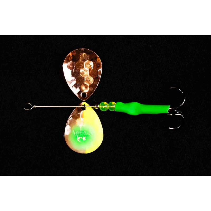 #3.5 Colorado Copper Grinch Salmon Spinner (Single Spinner)