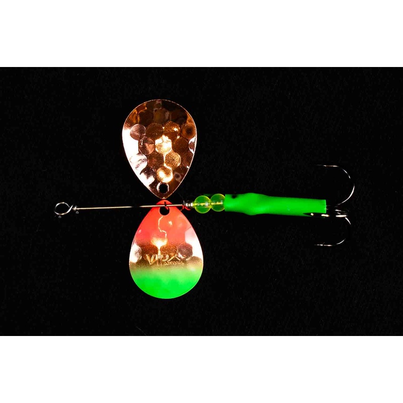 #3.5 Colorado Copper Mex Flag Salmon Spinner (Single Spinner)