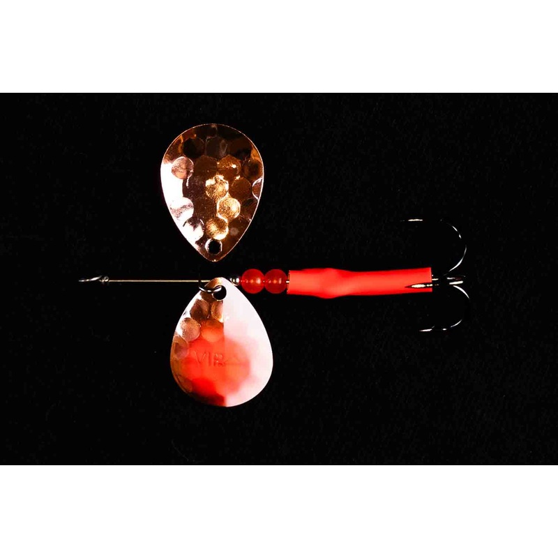 3.5 Hex Copper Christmas Colorado Salmon/steelhead spinner