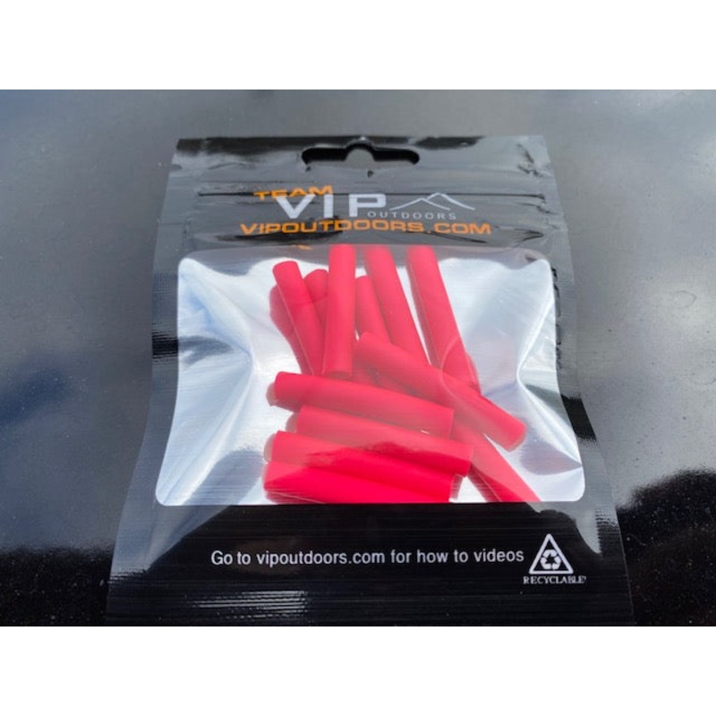 3/16x 1,1/8 Pre Cut Pink Latex Tubing. (12 Per Pack)