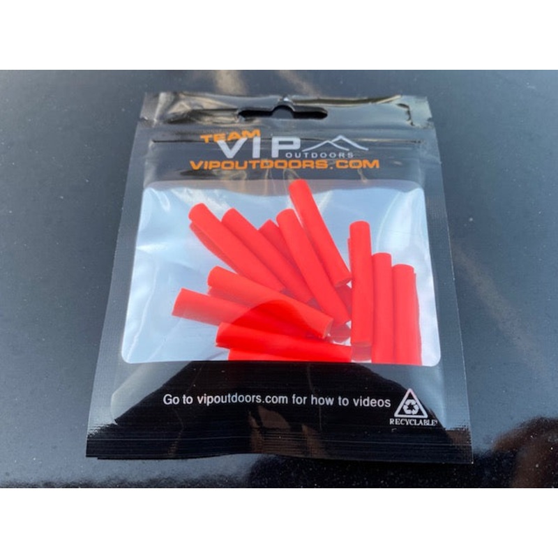 3/16x 1,1/8 Pre Cut RED Latex Tubing. (12 Per Pack)