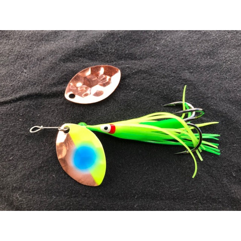 3.5 Cascade Copper Light House Salmon Spinner (Single Spinner)