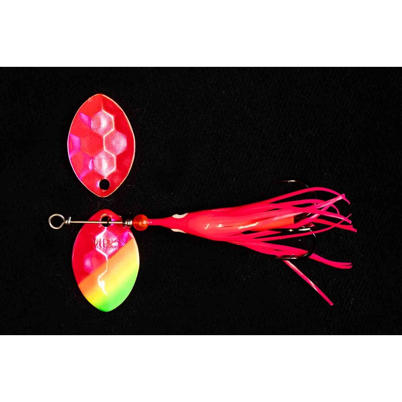 3.5 Cascade Pink Mex Hat Salmon Spinner (single spinner)