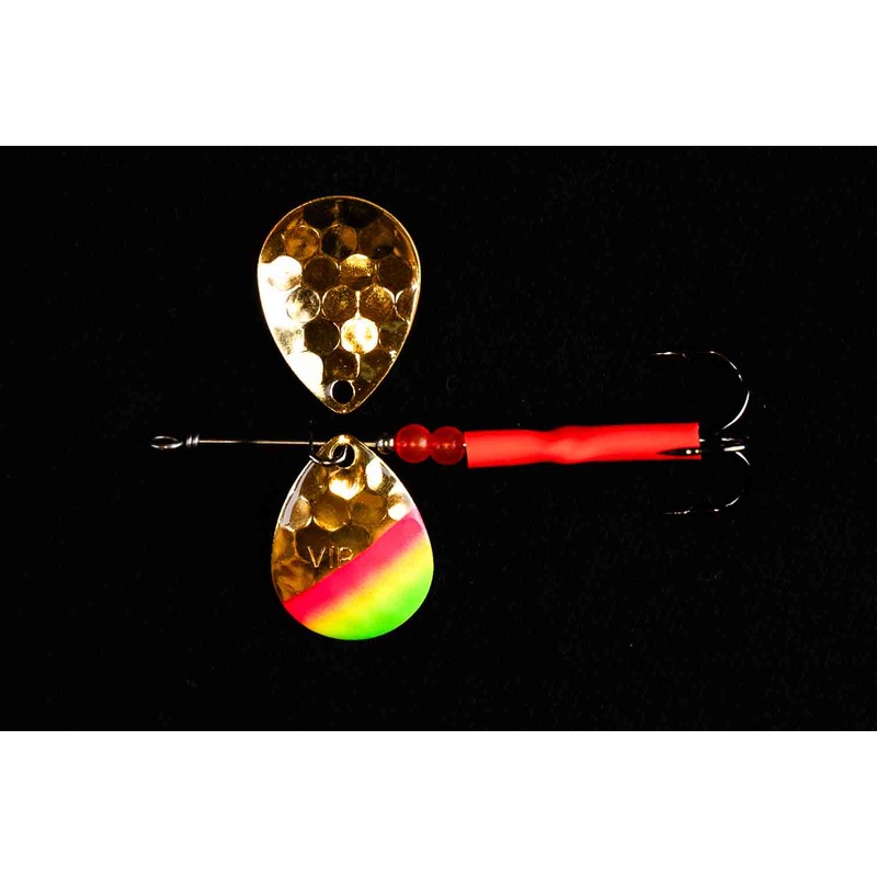 #3.5 Colorado Gold Sandia Salmon Spinner (Single Spinner)