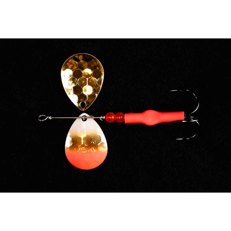 3.5 Colorado Gold Santa Salmon Spinner (Single Spinner)