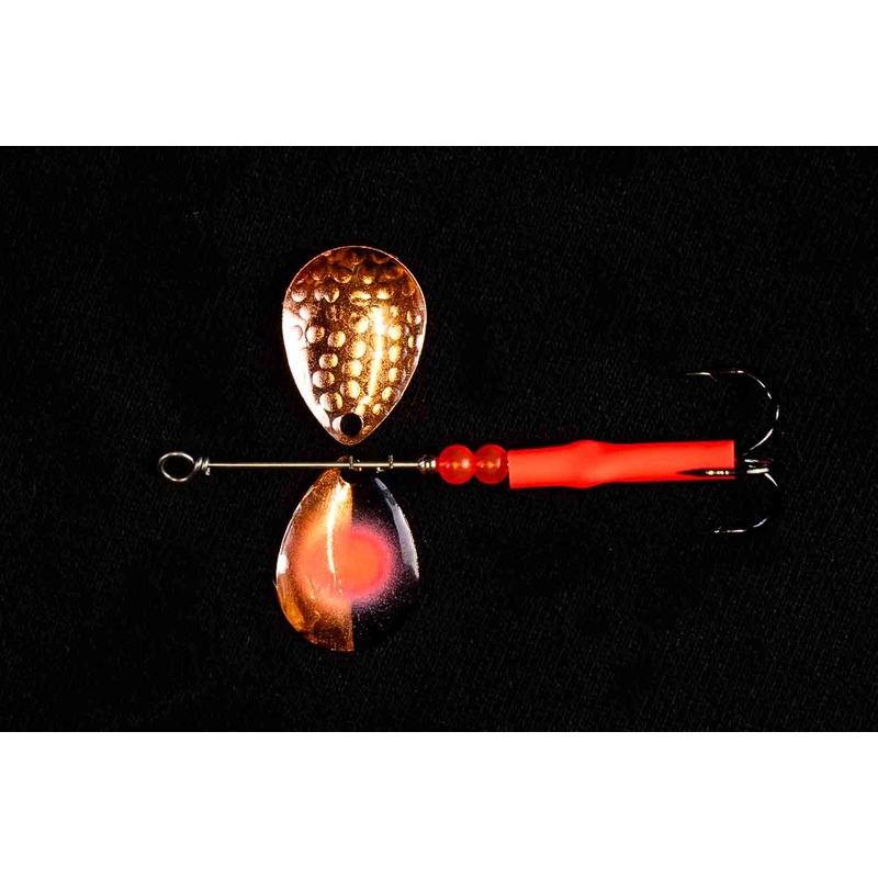 #3 Colorado  Copper Black Knight Salmon Spinner (Single Spinner)