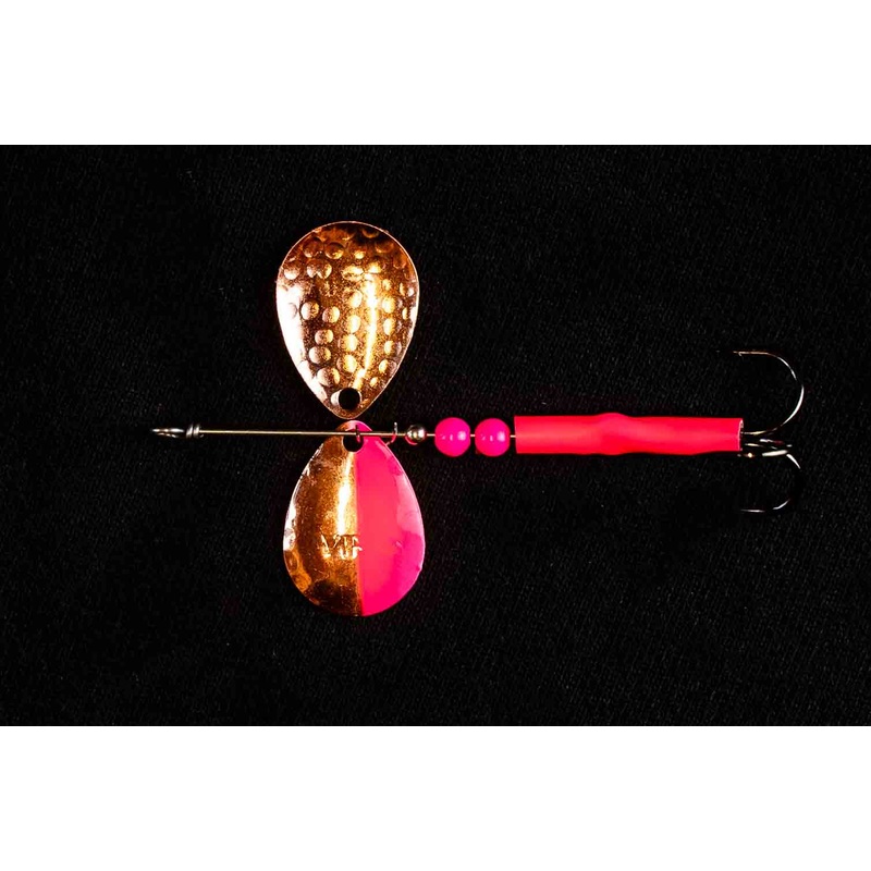 #3 Colorado Hot Pink Salmon Spinner (Single Spinner)