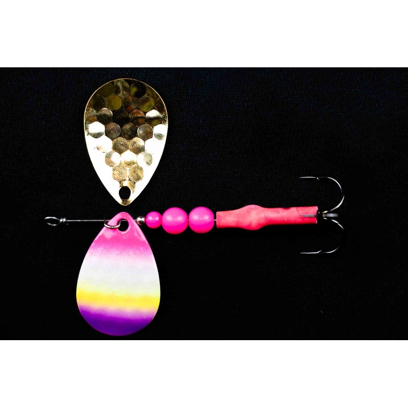 #4.5 Bear Valley Purple Nurple Salmon Spinner (single spinner)