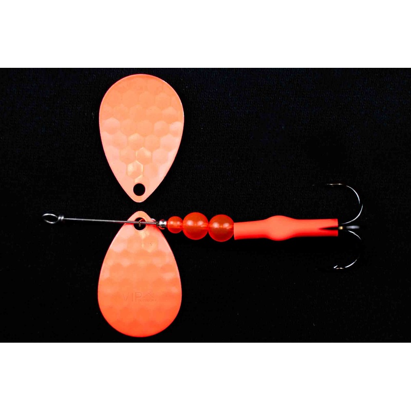 #4.5 Bear Valley Red Rocket Salmon Spinner (single spinner)