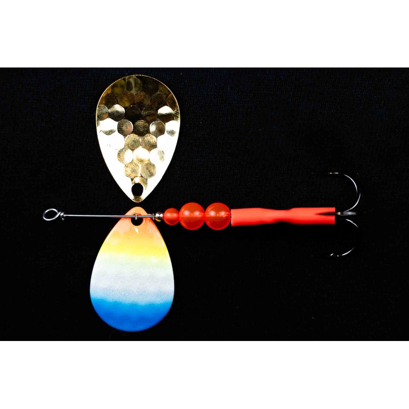 #4.5 Bear Valley Spring BTR Salmon Spinner (single spinner)